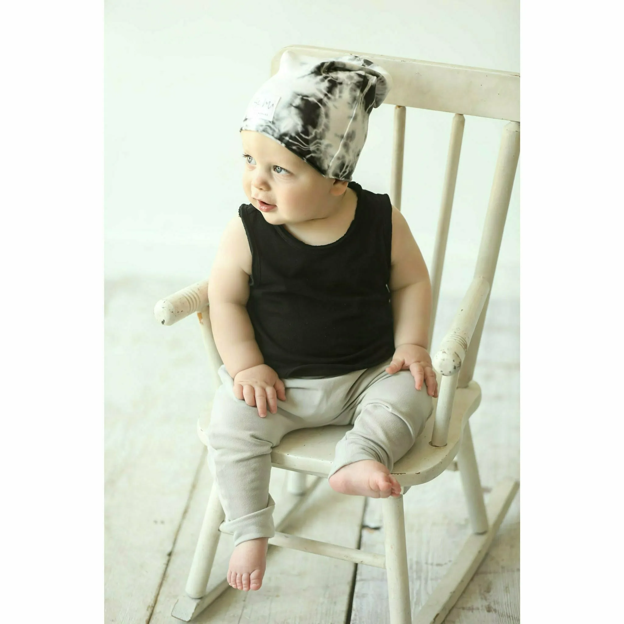 Asher Baby Tank Top Black