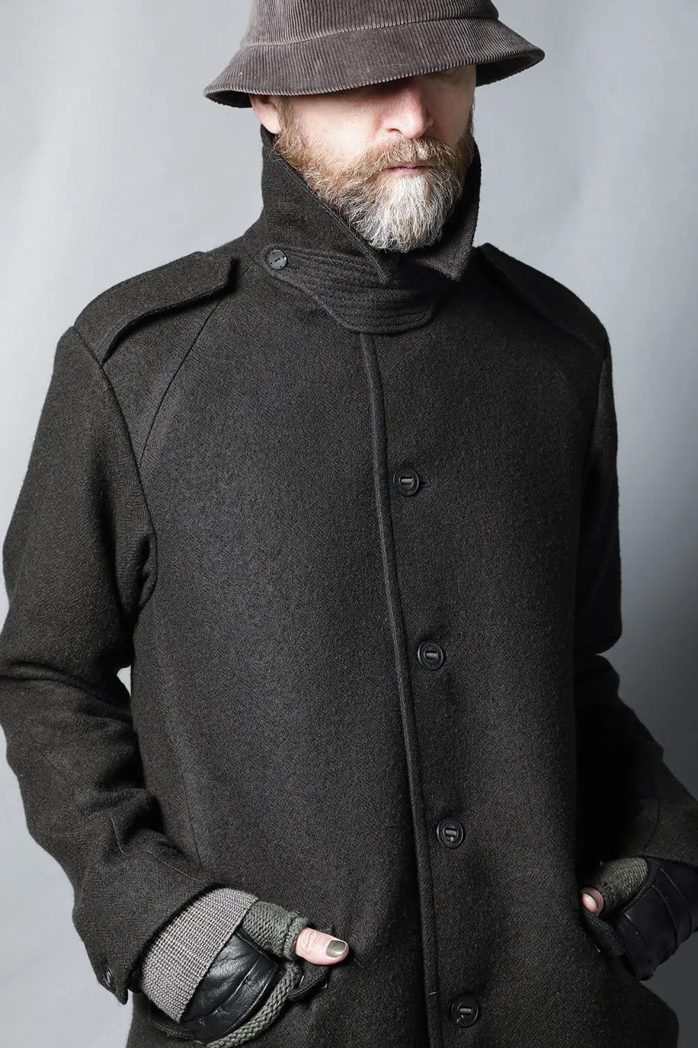 Coat Wool Herringbone