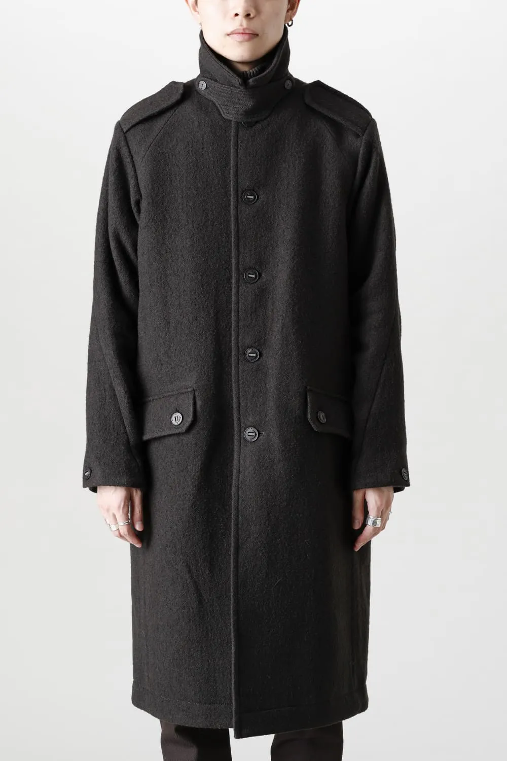 Coat Wool Herringbone