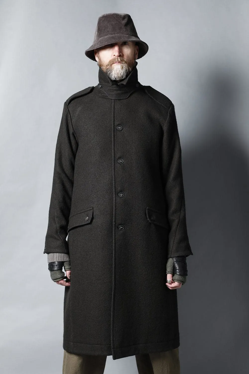 Coat Wool Herringbone