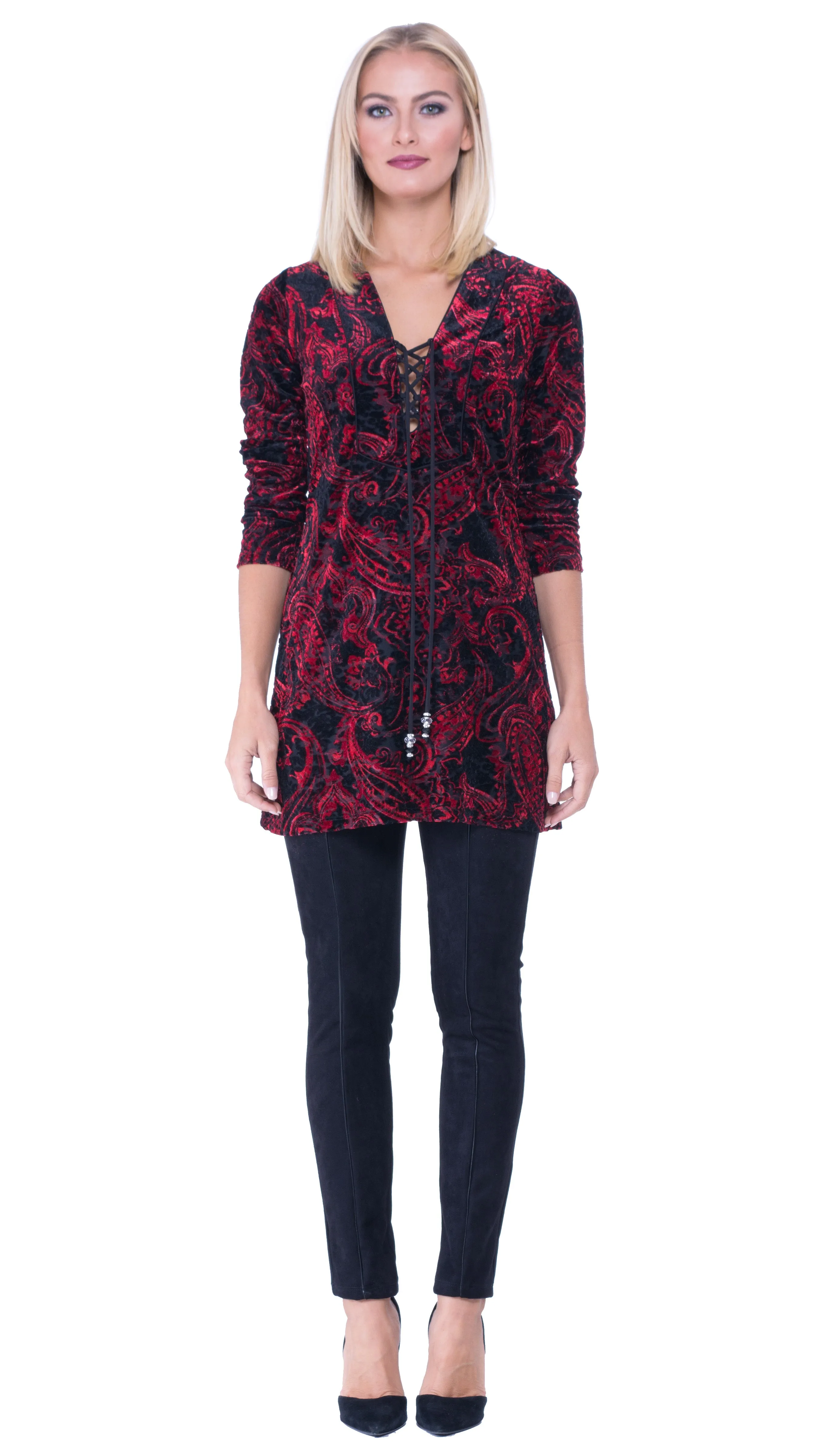 Francesca Plunging Neckline Tunic