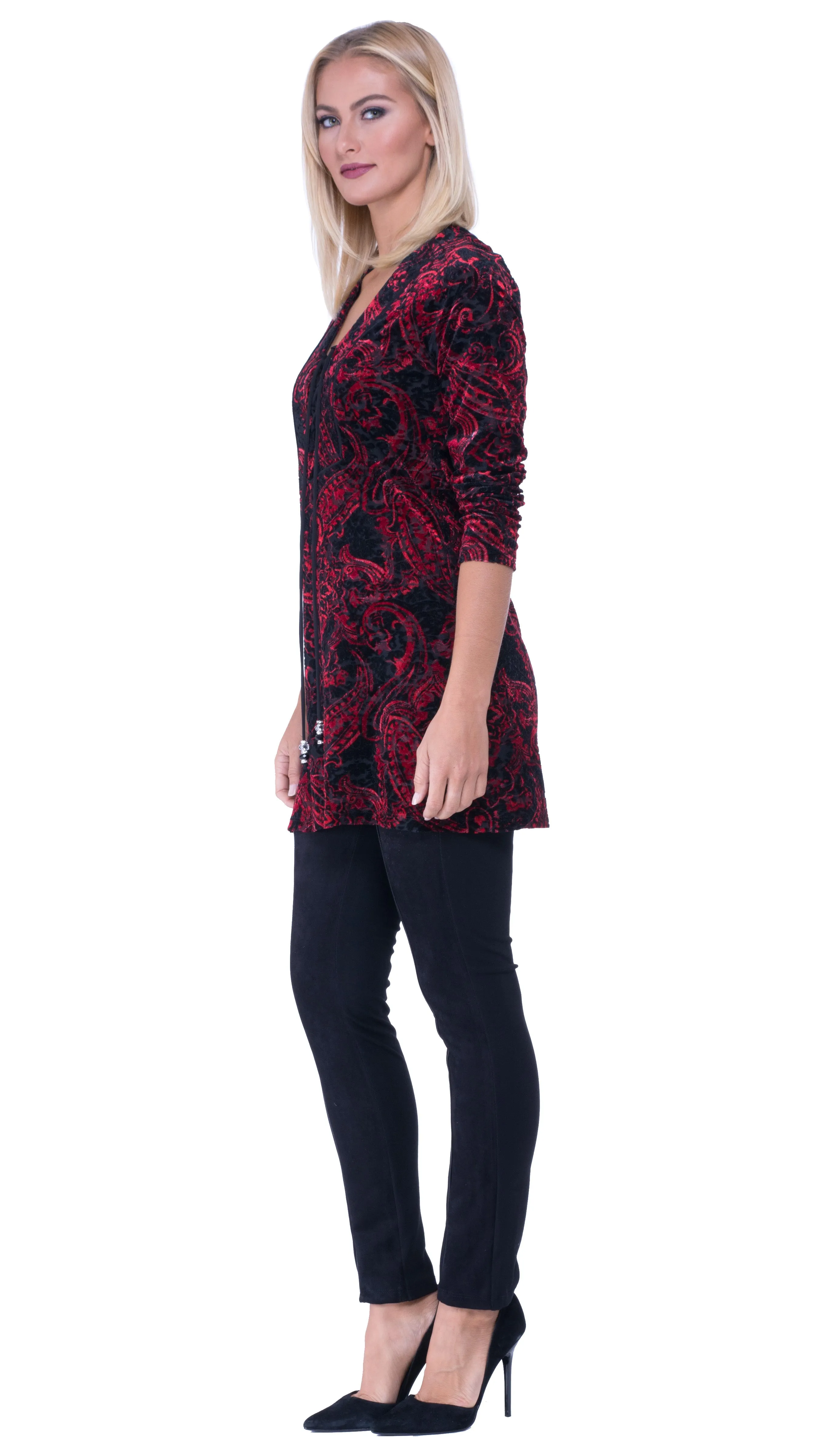 Francesca Plunging Neckline Tunic