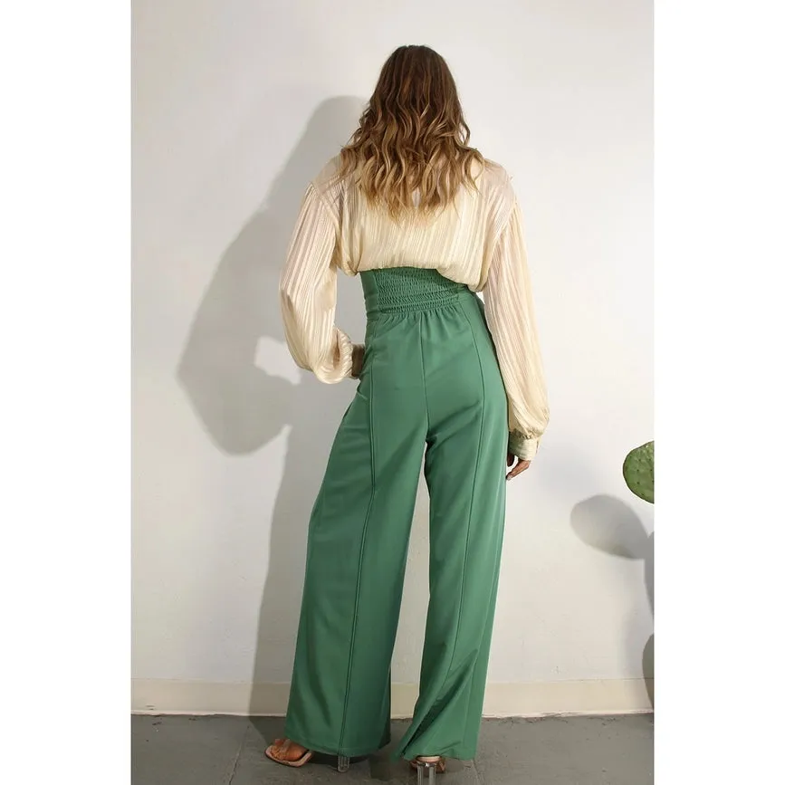 High Waist Fold Pants